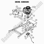 Engine - Kawasaki FS541/FS600