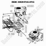 Engine - Kohler KT740 & KT745