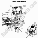 Engine - Kohler KT740