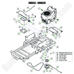 Engine - Kohler ZT740