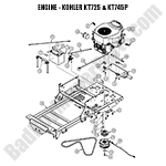 Engine - Kohler KT740 & KT745P