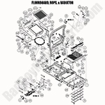 Floorboard, ROPS & Radiator