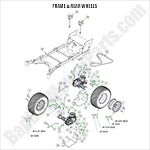 2023 Walk Behind - Frame & Rear Wheel