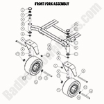 2020 ZT Elite - Front Fork Assembly