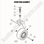 2020 Maverick - Front Fork Assembly