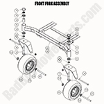 2020 ZT Avenger - Front Fork Assembly