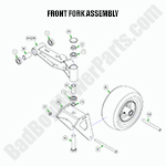 2022 Maverick HD - Front Fork Assembly