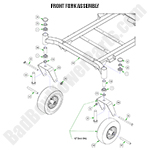 2023 MZ Rambler - Front Fork Assembly