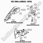 Fuel Tank & Console Detail