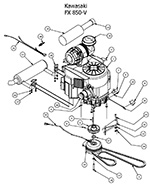 Engine - Kawasaki FX850