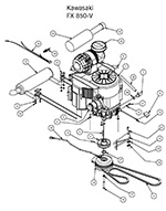 Engine - Kawasaki FX850