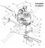 Engine - Kawasaki FX850