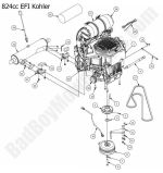 2015 Outlaw & Outlaw Extreme Engine - Kohler 824cc EFI