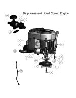 2011 Pup and Lightning - Engine - Kawasaki 26 HP LC