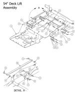 54" Deck Lift Assembly