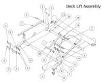 48" Deck Lift Assembly