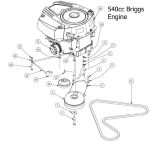 Engine - Briggs 540cc