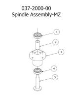 2014 MZ Spindle Assembly