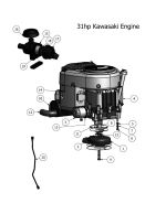 Engine -  Kawasaki 31HP