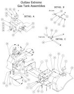 Outlaw Extreme Gas Tank Assembly