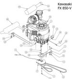 Kawasaki Engine FX-850V