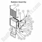 2017 Diesel - 1500cc Radiator Assembly