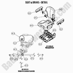2021 Renegade - Gas Seat & Brake Detail