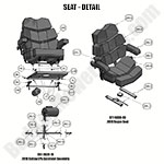 2019 Rogue - Seat  - Detail