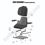 2018 MZ Seat Assembly - Kawasaki Units