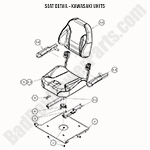2020 MZ & MZ Magnum - Seat Detail - Kawasaki Units