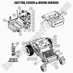 2021 MZ & MZ Magnum - Seat Pan, Covers & Wiring