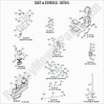 Fuel Tank, Seat & Console Detail