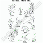 Seat, Brake & Console - Detail