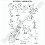 2022 Maverick HD - Seat, Brake & Console - Detail