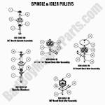 Spindle & Idler Pulleys