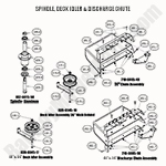 Spindle, Deck Idler & Discharge Chute
