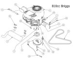 Engine - Briggs 810cc