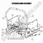 2021 ZT Avenger Steering Arm Assembly