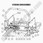 2021 MZ & MZ Magnum - Steering Arm Assembly
