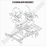 2022 ZT Avenger Steering Arm Assembly