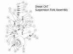 2015 Compact Diesel Suspension Fork Assembly