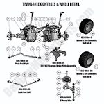Transaxle Controls & Wheel Detail