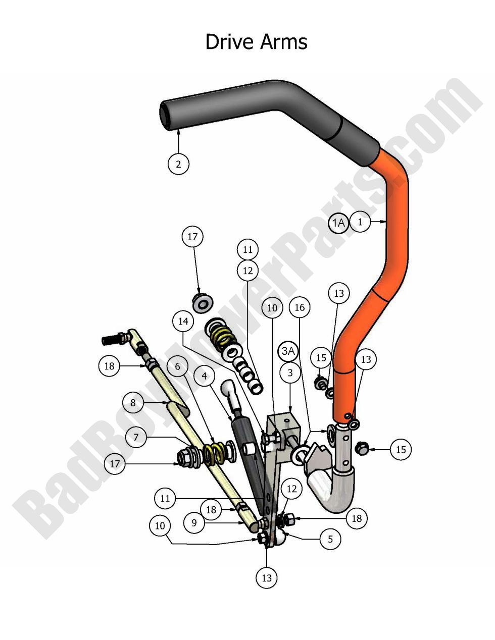 2007 Pup - Drive Arms