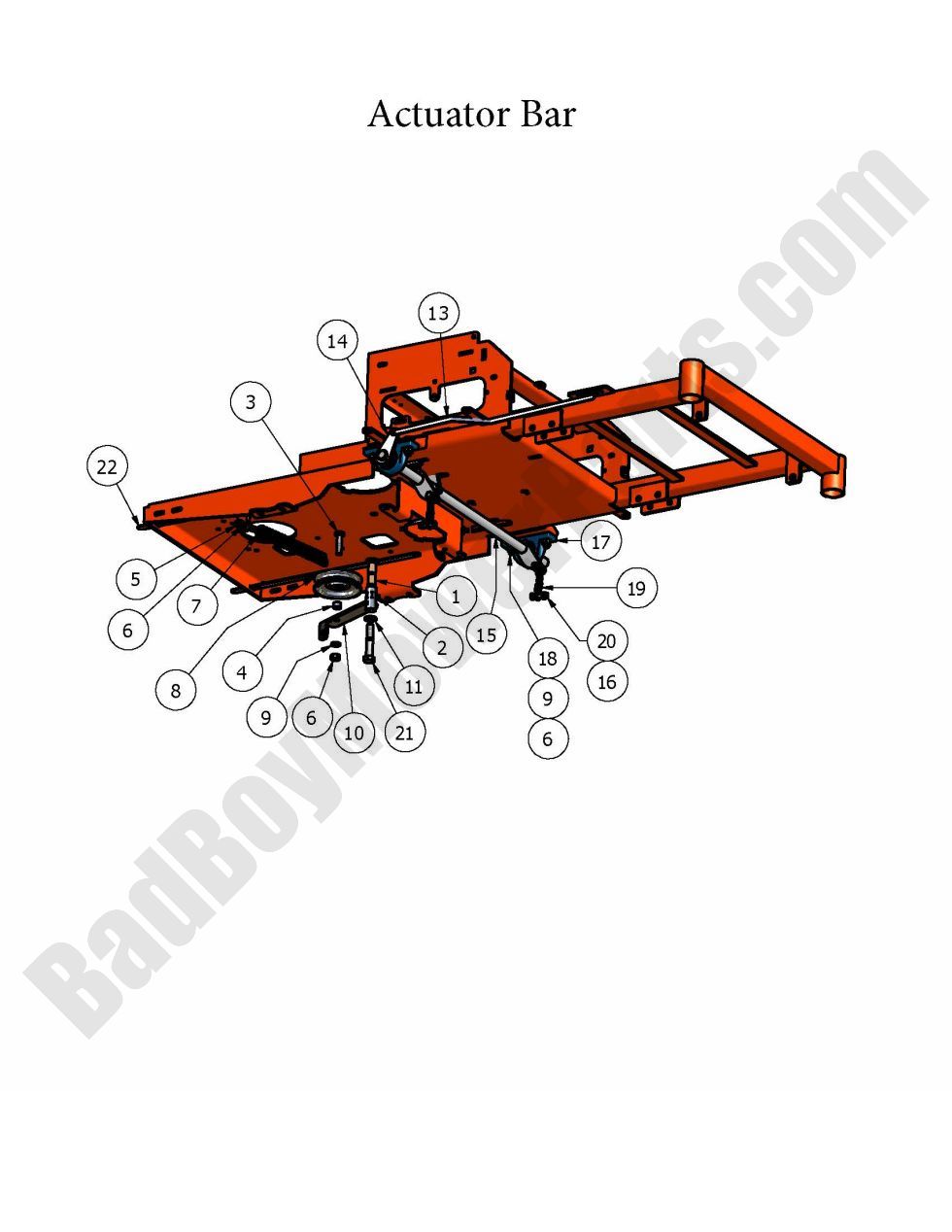 2007 ZT - Actuator Bar