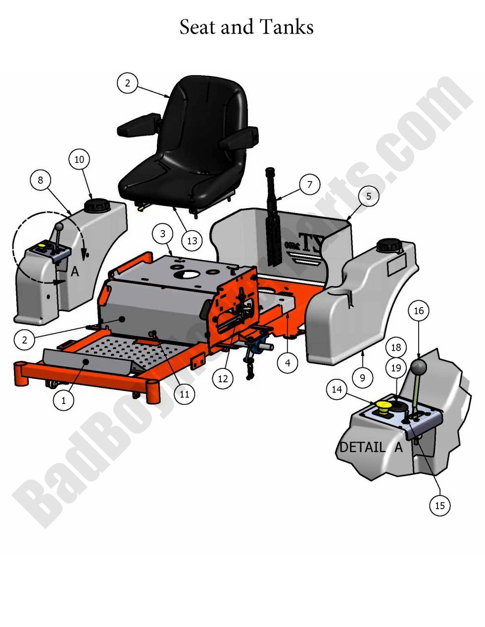 2007 ZT - Seat and Tank