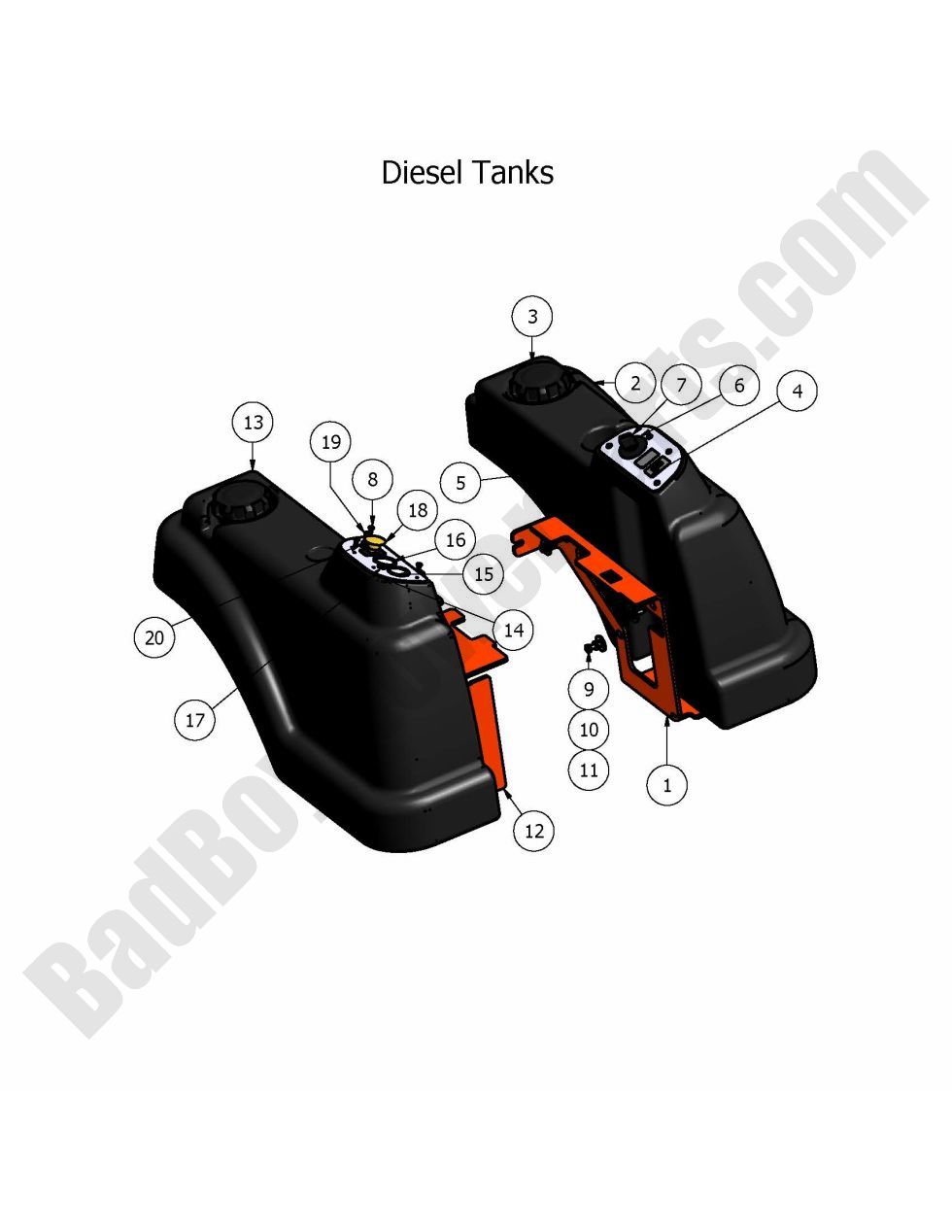 2008 Diesel - Fuel Tanks