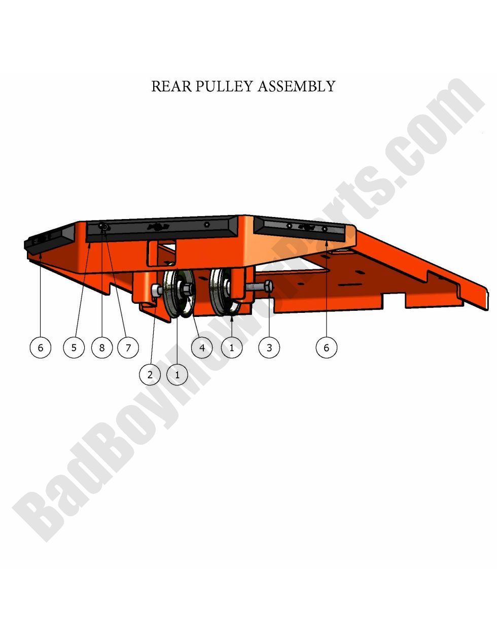 2008 Diesel - Rear Pulley Assembly