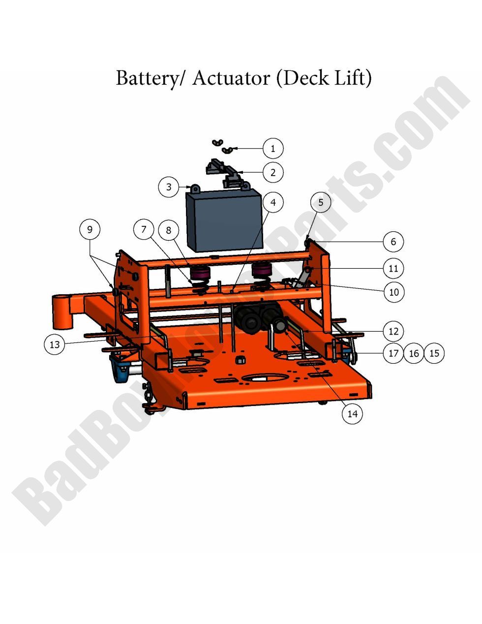 2008 ZT - Battery and Actuator