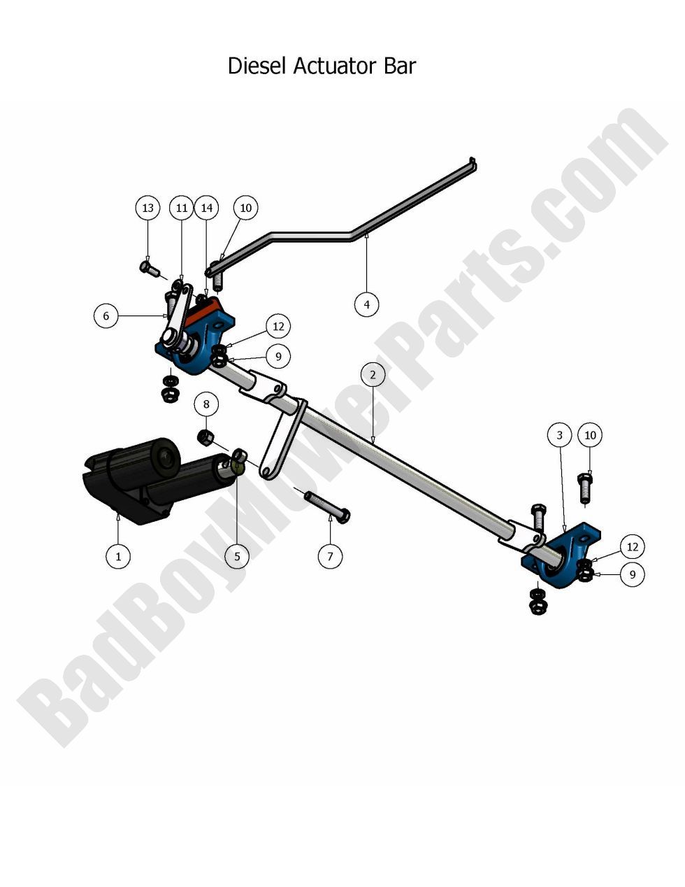 2009 Diesel - Actuator Bar