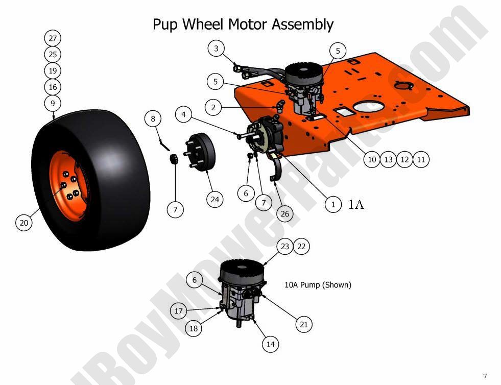 2009 Pup and Lightning - Pup Wheel Motor